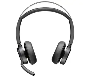 Poly Voyager Focus 2 Belaidės ausinės, Bluetooth, BT700 USB-C Adapter, USB-C/A Adapter, Juoda