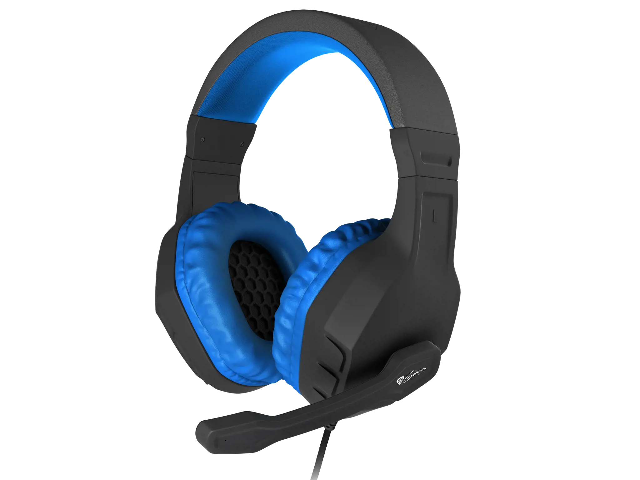 NATEC NSG-0901 "Genesis" žaidimų ausinės "Argon 200 blue