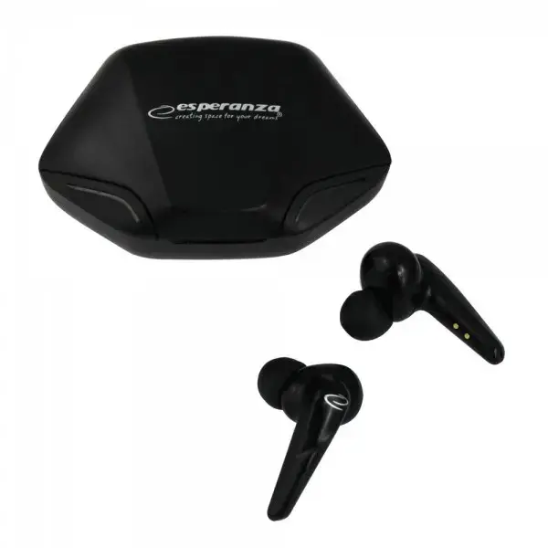 "Esperanza EH231K" "Bluetooth" ausinės į ausis TWS Black