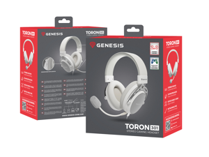 Genesis | Gaming Headset | Toron 301 | Wired | Over-Ear | Microphone | White