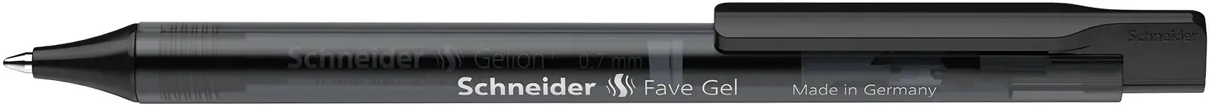 Automatinis tušinukas SCHNEIDER Fave Gel, 0,7mm, juodos sp.