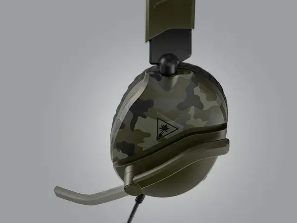 "Turtle Beach Recon 70 Green Camo" žaidimų ausinės - "Camo Green", laidinės, žaidimų, 20 - 20000 Hz, 485,3 g, ausinės, juodos, žalios