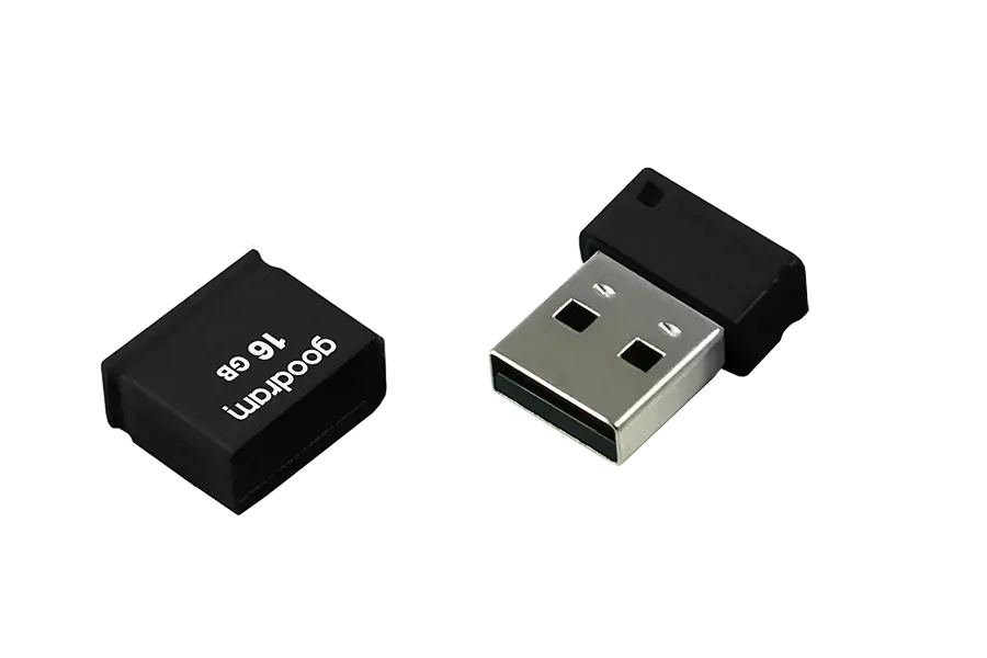 Goodram UPI2, 16 GB, USB Type-A, 2.0, 20 MB/s, Cap, Black