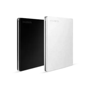TOSHIBA "Canvio Slim" 1TB USB3.2 sidabrinis