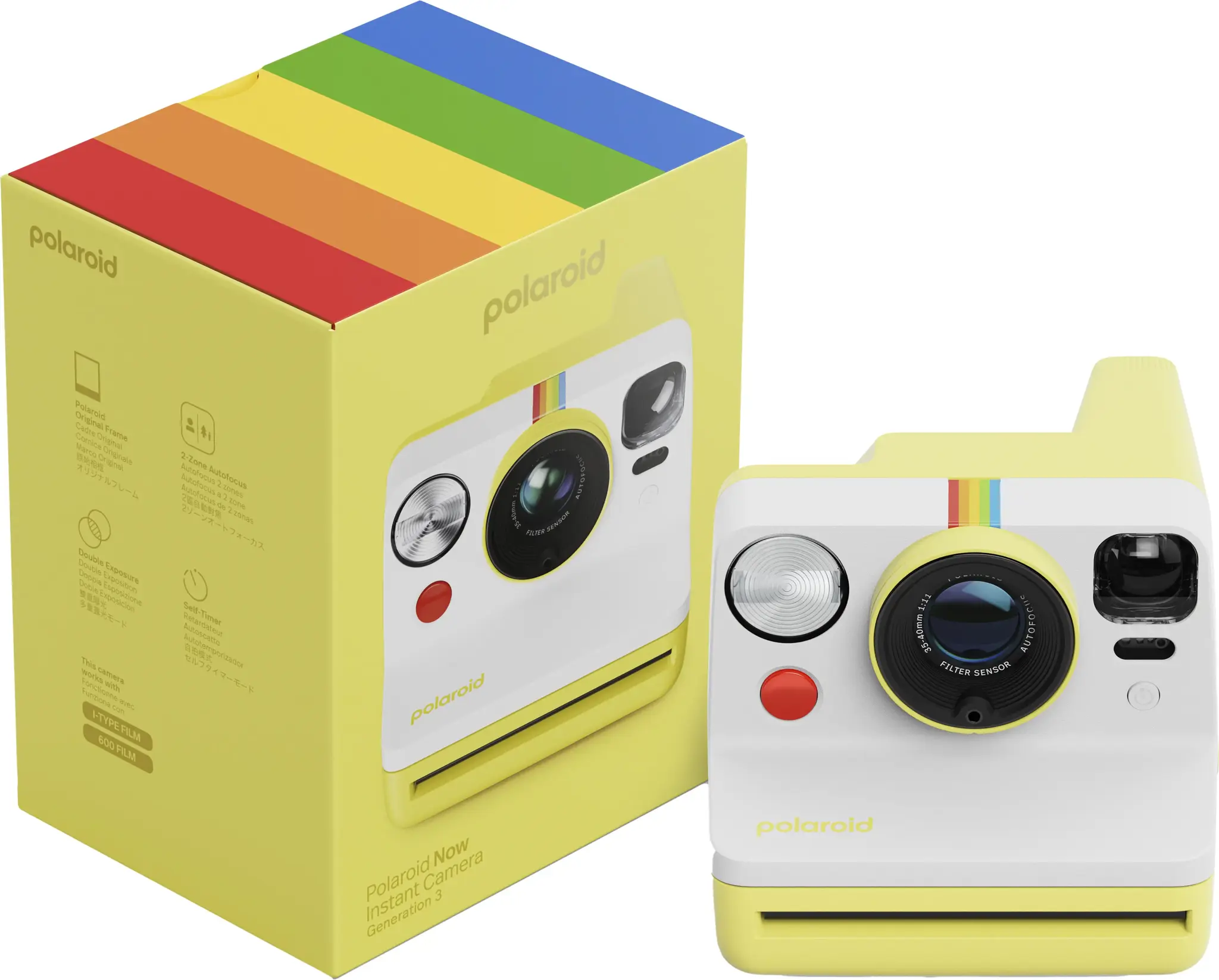 Polaroid Now Gen 3, yellow