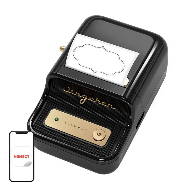 Niimbot B21 nešiojamasis etikečių spausdintuvas juodas