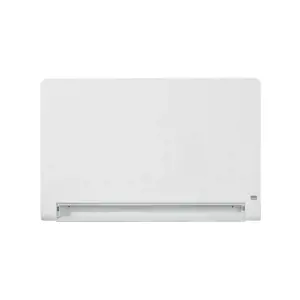 Stiklinė baltoji magnetinė lenta NOBO Impression Pro, plačiaekranė 57", 126x71 cm, su apvaliais kam…