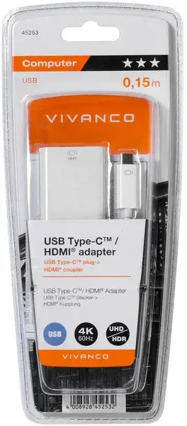 "Vivanco" USB-C - HDMI adapteris (45253)