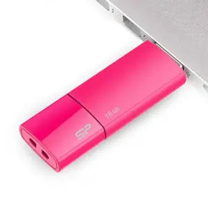 "Silicon Power Ultima U05", 16 GB, USB Type-A, 2.0, skaidrių, 9,2 g, rožinė