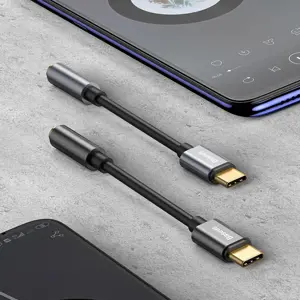 Baseus L54 Audio Adapter USB-C + mini jack 3,5mm (Black+Gray)