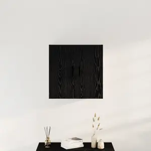 Sieninė spinta Juoda Ąžuolo 60x31x60 cm Išdirbta mediena
