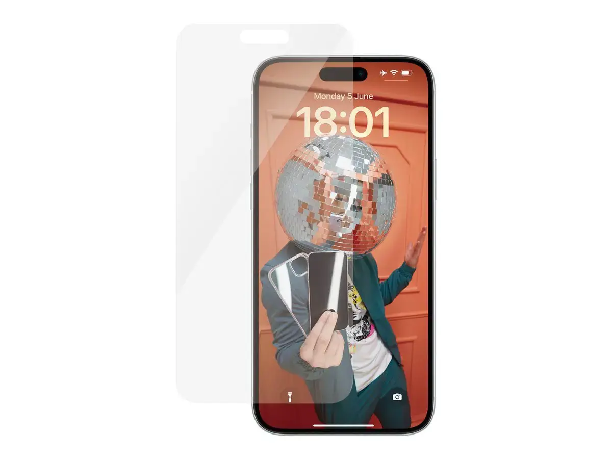 TEMPERED stiklo ekrano apsauga "Apple iPhone 15 Plus" (skaidri)