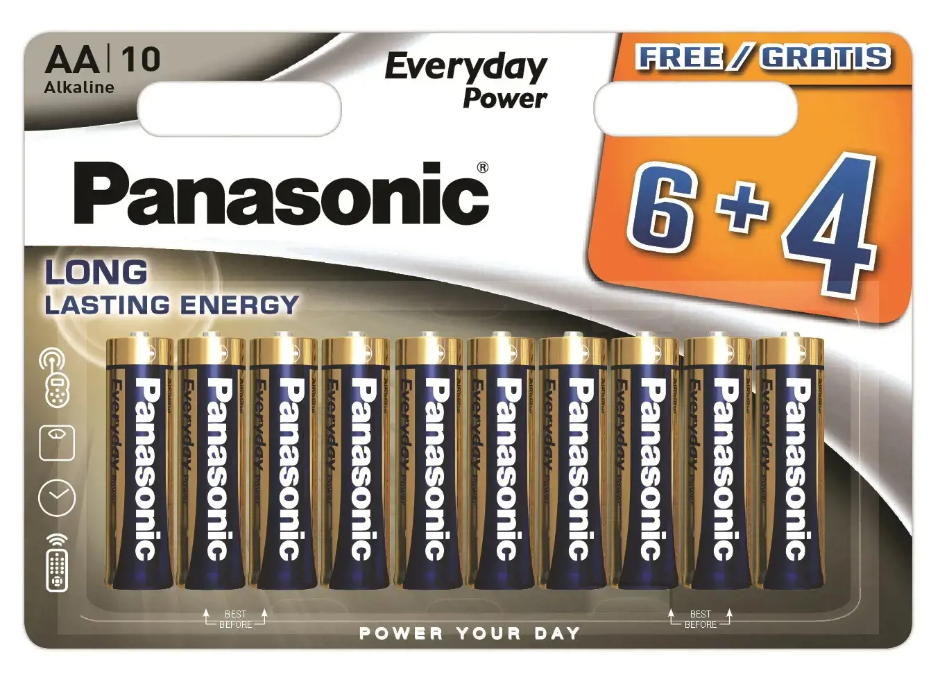 "Panasonic Everyday Power" akumuliatorius LR6EPS/10BW (6+4)