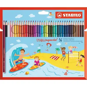 Akvareliniai pieštukai Stabilo Aquacolor Multicolour 36 vnt.