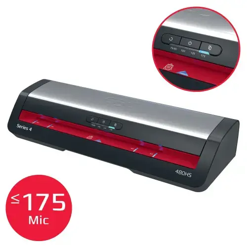GBC 480HS Office Laminavimo aparatas A3, 800 mm/min, Juoda/Pilka