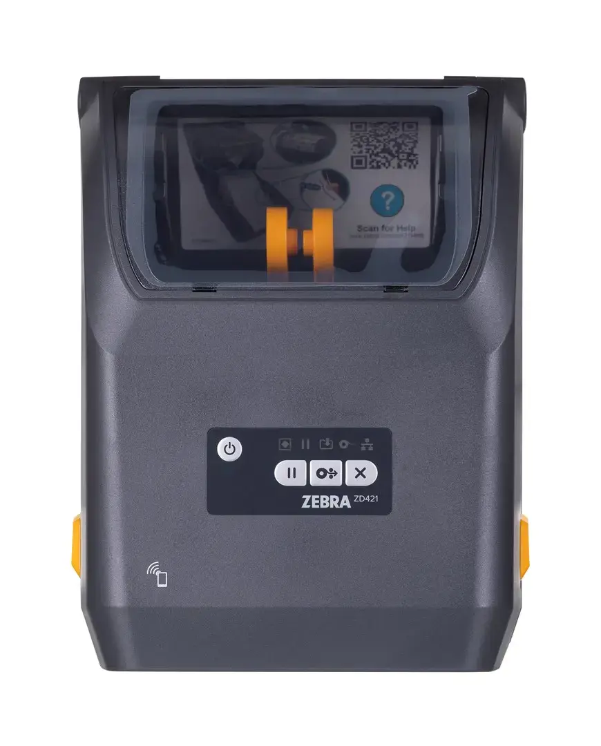 Zebra ZD421T, Thermal transfer, 300 x 300 DPI, 102 mm/sec, Wired & Wireless, Grey
