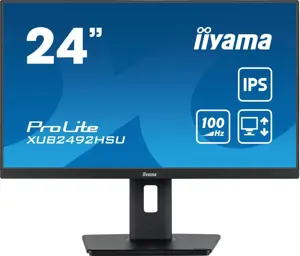 LCD Monitor IIYAMA XUB2492HSU-B6 24" Panel IPS 1920x1080 16:9 Matte 0.4 ms Speakers Swivel Pivot He…
