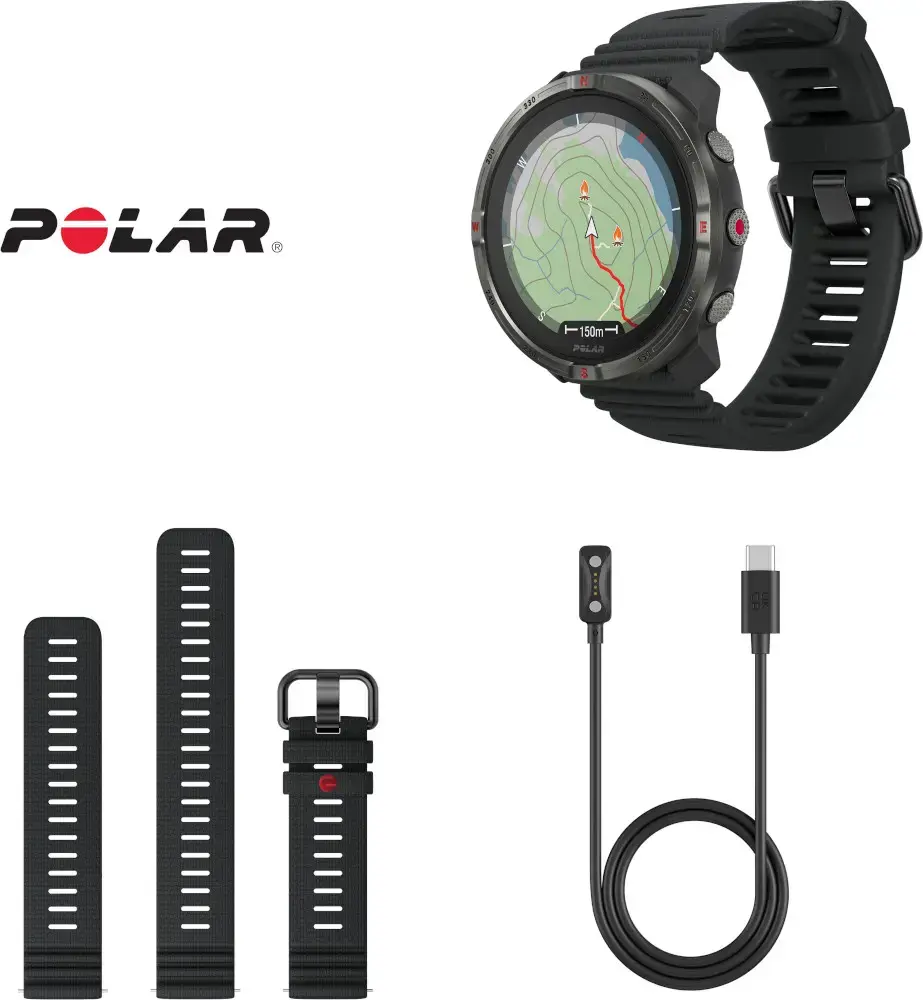 Polar Grit X2 S/L, black