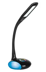 "Activejet" LED stalinė lempa VENUS BLACK su RGB pagrindu