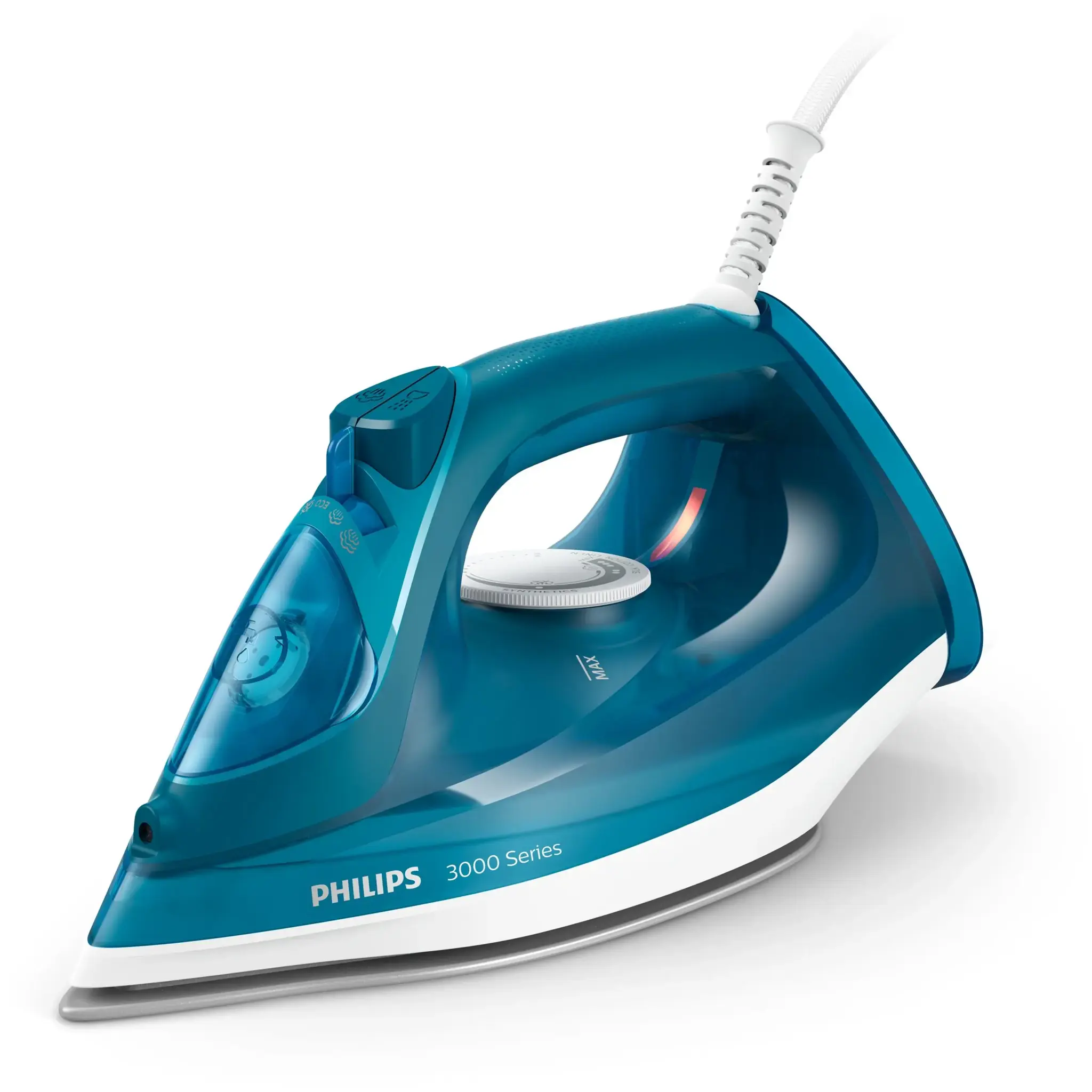 "Philips" 3000 serijos DST3040/70, Garinis lygintuvas, Keraminis padas, 1,9 m, 200 g/min, mėlynas, 40 g/min