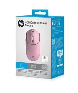 HP 400 Quiet Pink Wireless Mouse