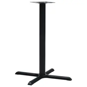 Bistro stalo koja, juodos spalvos, 76x76x107cm, ketus