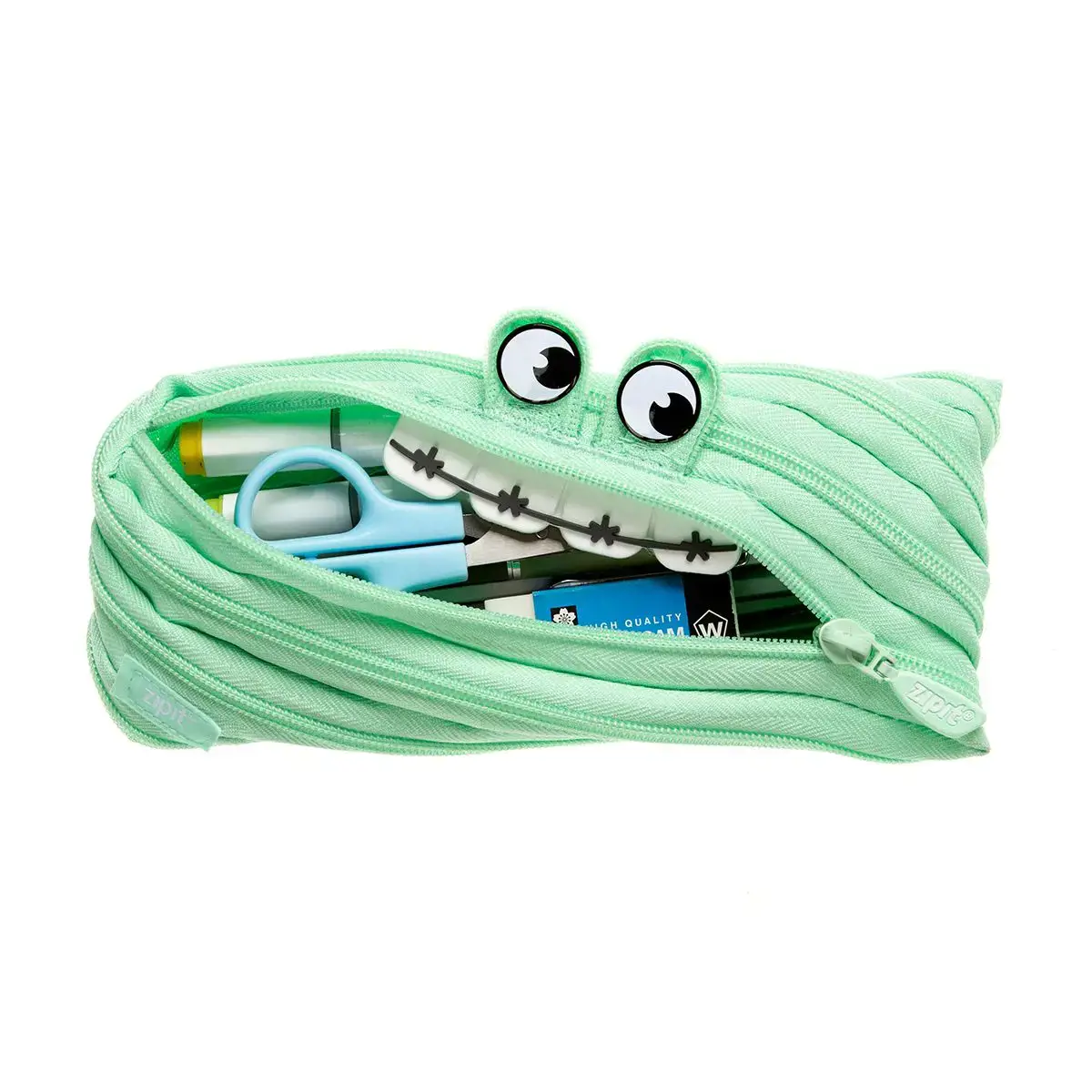 Penalas-pieštukinė ZIPIT Gorge Monster Pouch, GO-4, mėtinės spalvos