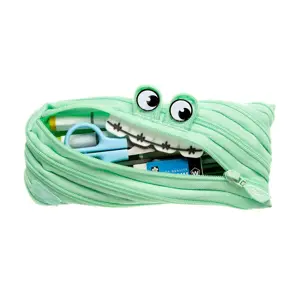 Penalas-pieštukinė ZIPIT Gorge Monster Pouch, GO-4, mėtinės spalvos