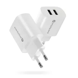 Charger EVERACTIVE 2 x USB 2.4A white