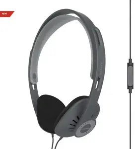 "Koss" laidinės ausinės KPH30iK, ant ausų, su mikrofonu, 3,5 mm, juodos spalvos