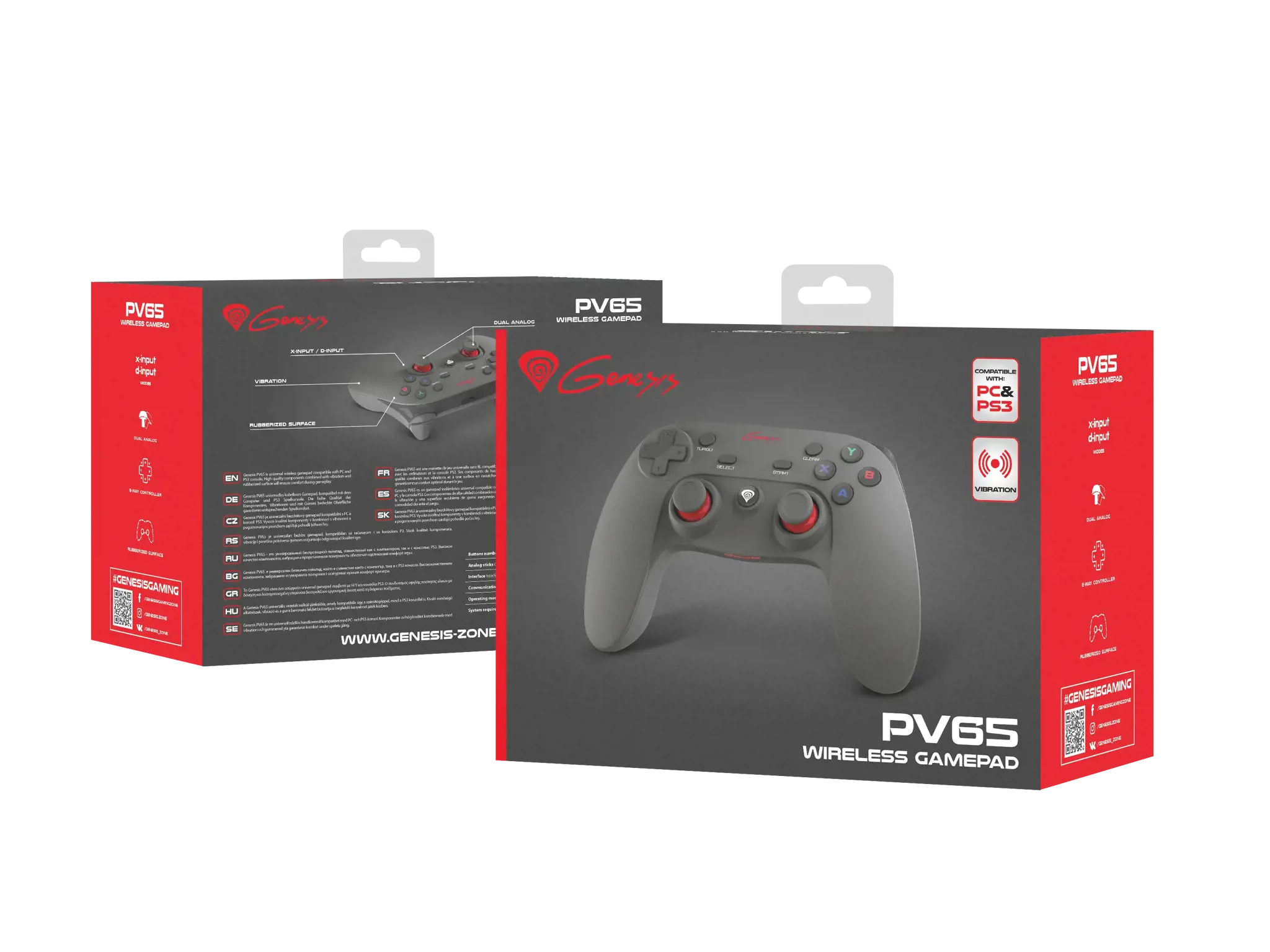 NATEC NJG-0739 Belaidis žaidimų blokas GENESIS PV65 PC/PS3