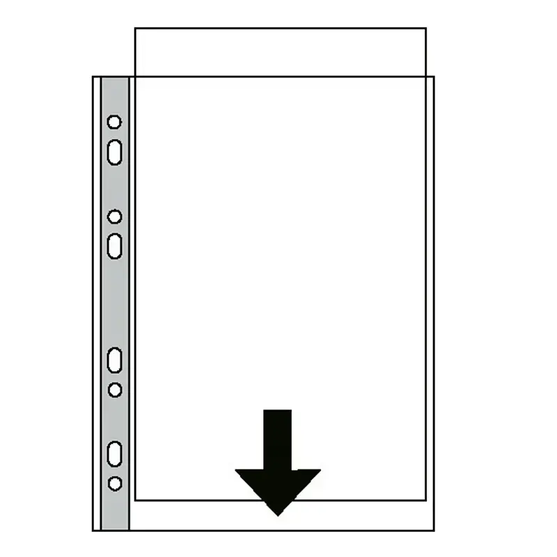 Vertikali įmautė dokumentams ESSELTE, A3, 85 mikr., (pak. - 50 vnt.), matinė