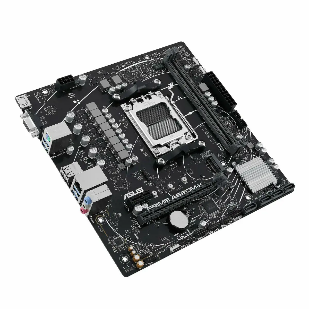 ASUS PRIME A620M-K AM5 2xDDR5 mATX MB 4xSATA 1xM.2
