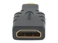 GEMBIRD A-HDMI-FD Gembird HDMI moteriškos lyties adapteris į micro-D vyriškos lyties adapterį