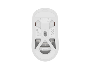 Genesis Zircon 660 PRO | Wireless/Wired | Gaming Mouse | 2.4 GHz, Bluetooth, USB | White