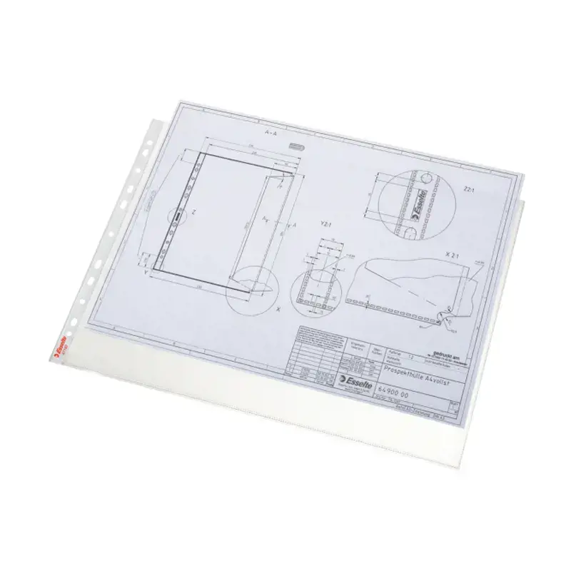 Įmautės Esselte, A3, 75 mikr., matinė, horizontali, pakuotėje 50 vnt.