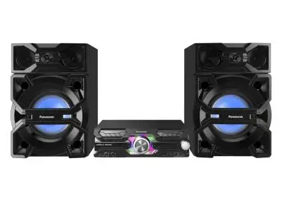 "Panasonic Mega System" SC-MAX3500EK "Bluetooth", belaidis ryšys, AUX įvestis, FM radijas,