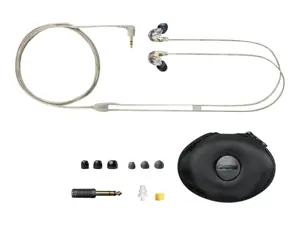 "Shure SE535" ausinės, skaidrios