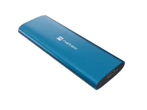 NATEC RHINO M.2 NVME LITE EXTERNAL SSD ENCLOSURE USB-C 3.2 GEN 2 HORIZON BLUE