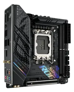 ASUS ROG STRIX B760-I GAMING WIFI, "Intel", LGA 1700, "Intel® Celeron®", "Intel® Core™ i3", "Intel® Core™ i5", "Intel® Core™ i7", "Intel® Core™ i9",..., LGA 1700, DDR5-SDRAM, 64 GB
