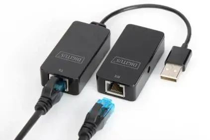 DIGITUS USB 2.0 ilgintuvas Naudojamas su "Cat5/5e/6" kabeliu iki 50 m