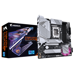 GIGABYTE B760M AORUS ELITE WIFI6E GEN5 Motherboard - Supports 14th Gen. Intel Core CPUs, 12+1+1 pha…