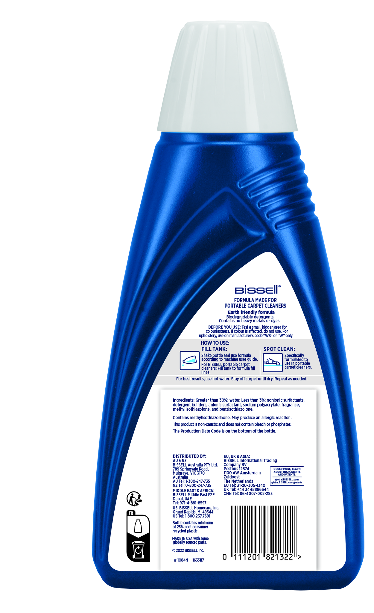 "Bissell Spot & Stain" formulė dėmėms valyti "SpotClean" ir "SpotClean Pro", 1000 ml