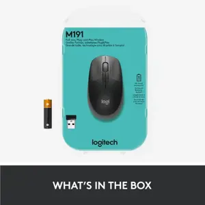 LOGITECH M190 Viso dydžio belaidė pelė - MID GREY - EMEA