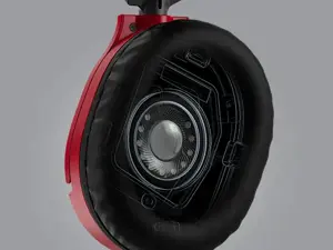"Turtle Beach Recon 70" žaidimų ausinės, skirtos "Nintendo Switch", laidinės, žaidimų, 20 - 20000 Hz, 571,5 g, ausinės, juodos, raudonos spalvos