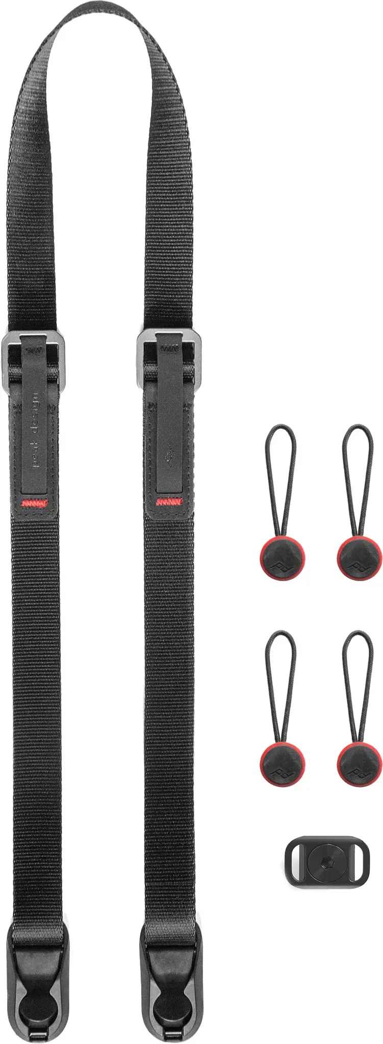 "Peak Design" fotoaparato dirželis "Leash", medžio anglis