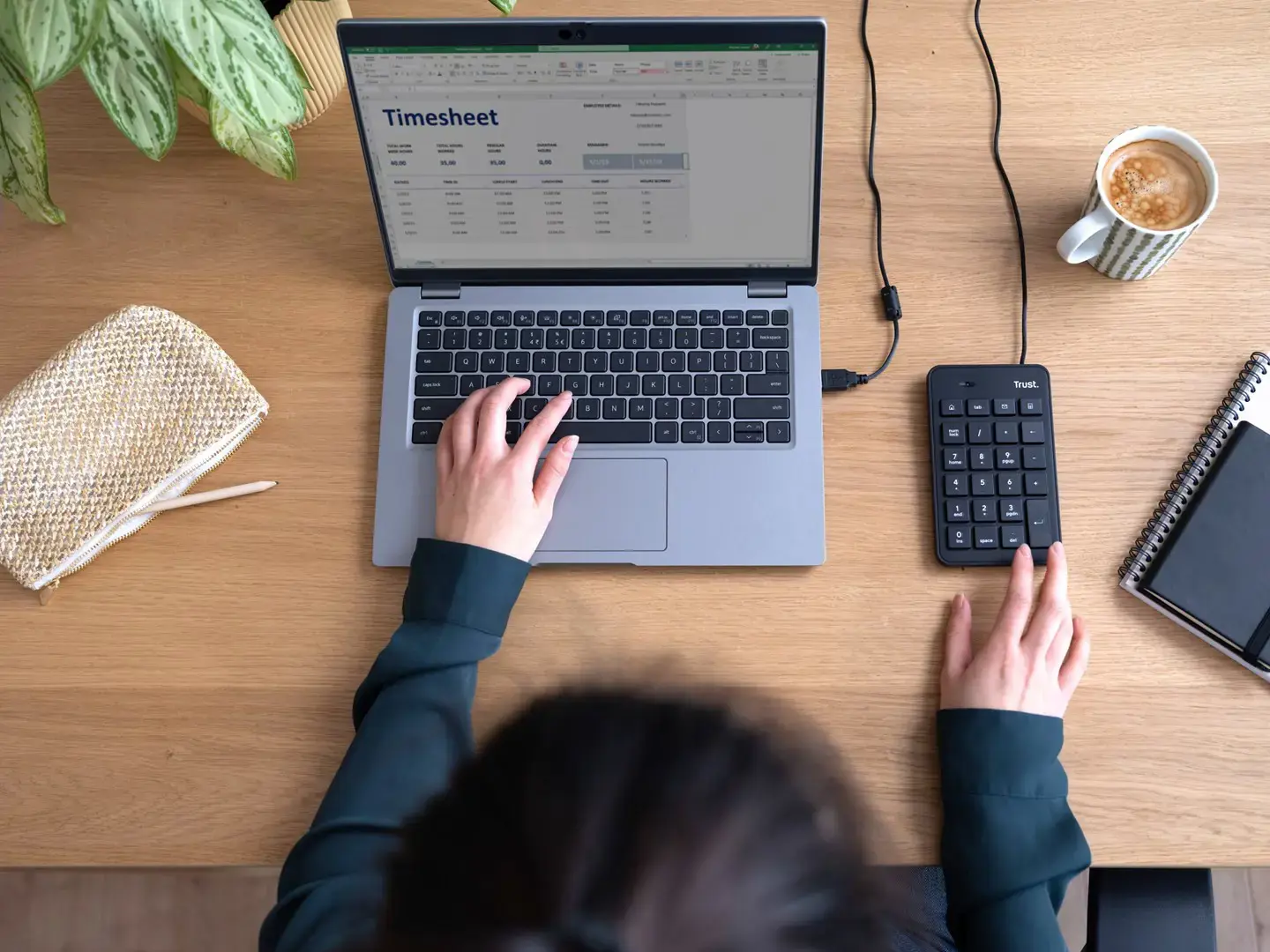 Trust 22221, USB, 23, Nešiojamasis kompiuteris/PC, 1,5 m, juodas