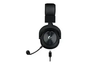 LOGITECH G PRO X LIGHTSPEED belaidės žaidimų ausinės - mėlynas mikrofonas - juodos spalvos