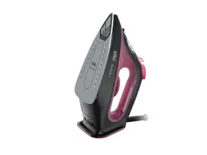 Braun TexStyle 1 Dry & Steam iron Ceramic soleplate 2000 W Black, Purple