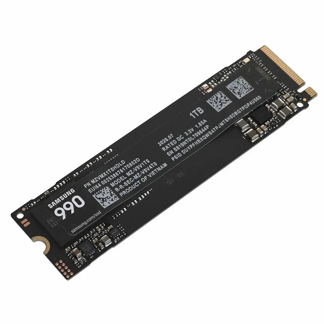 Samsung 990 PCIe 4.0 NVMe M.2 SSD 1TB
